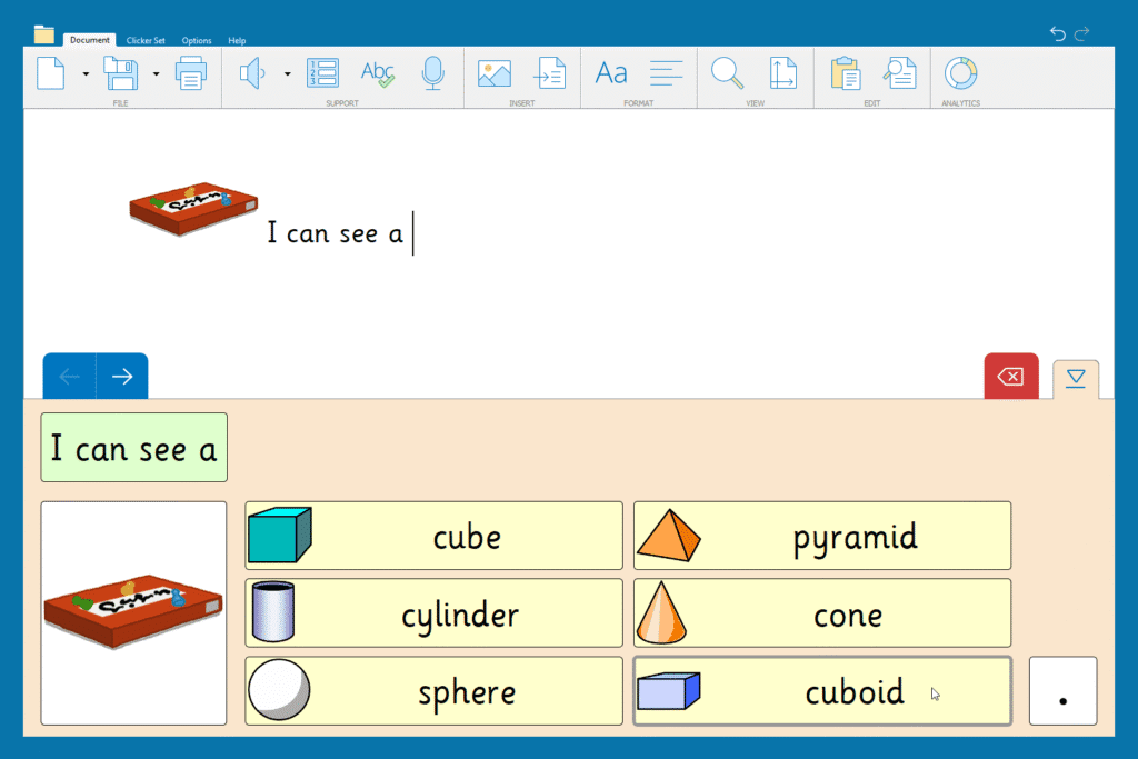 "3-D Shape Hunt" Connect Set.