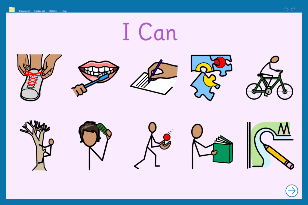 "I Can - Sentence Patterns" - Talk Set.