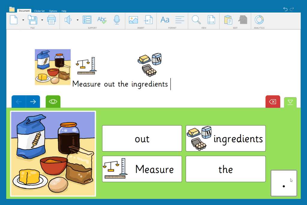 "Making Gingerbread Cookies" Sentence Set.