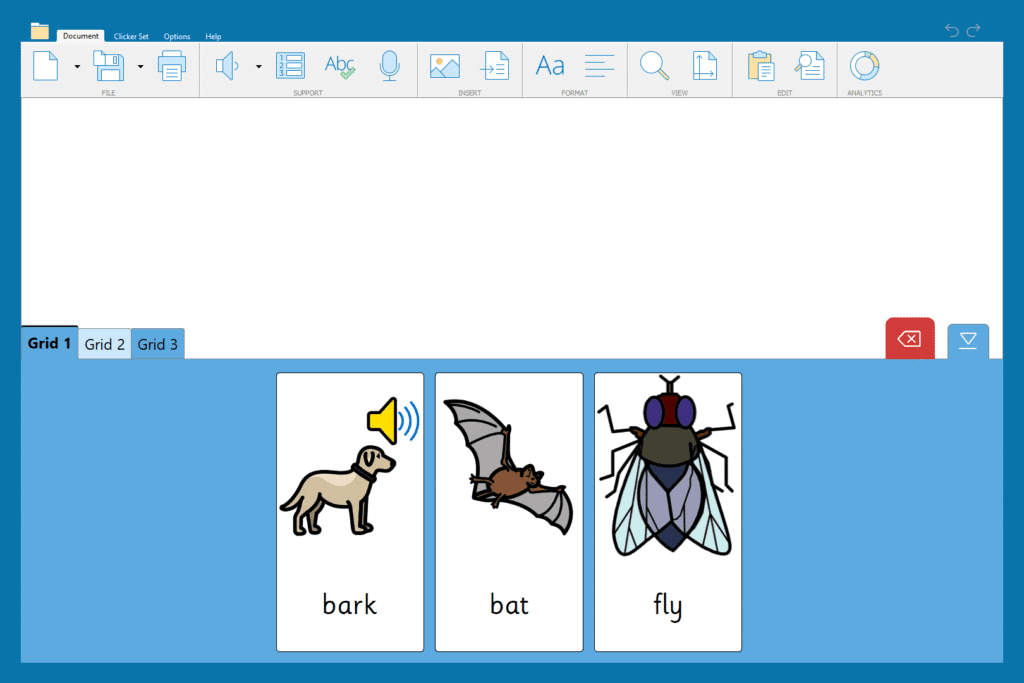 "Quick Words" Word Bank.