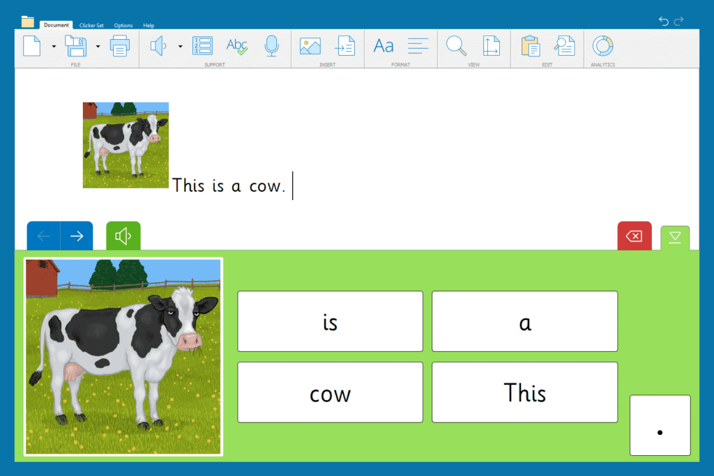 The 'Farm Animals' Sentence Set.